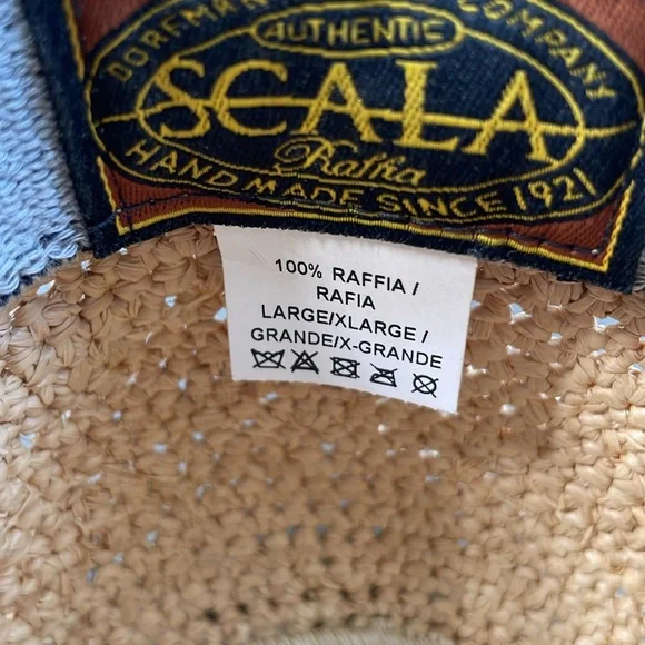SCALA fedora style raffia straw hat - Picture 9 of 15